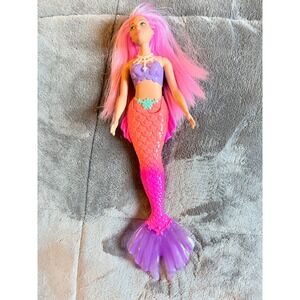Barbie Dreamtopia Mermaid Doll Pink Hair Purple Tail HGR09 2021 Mattel